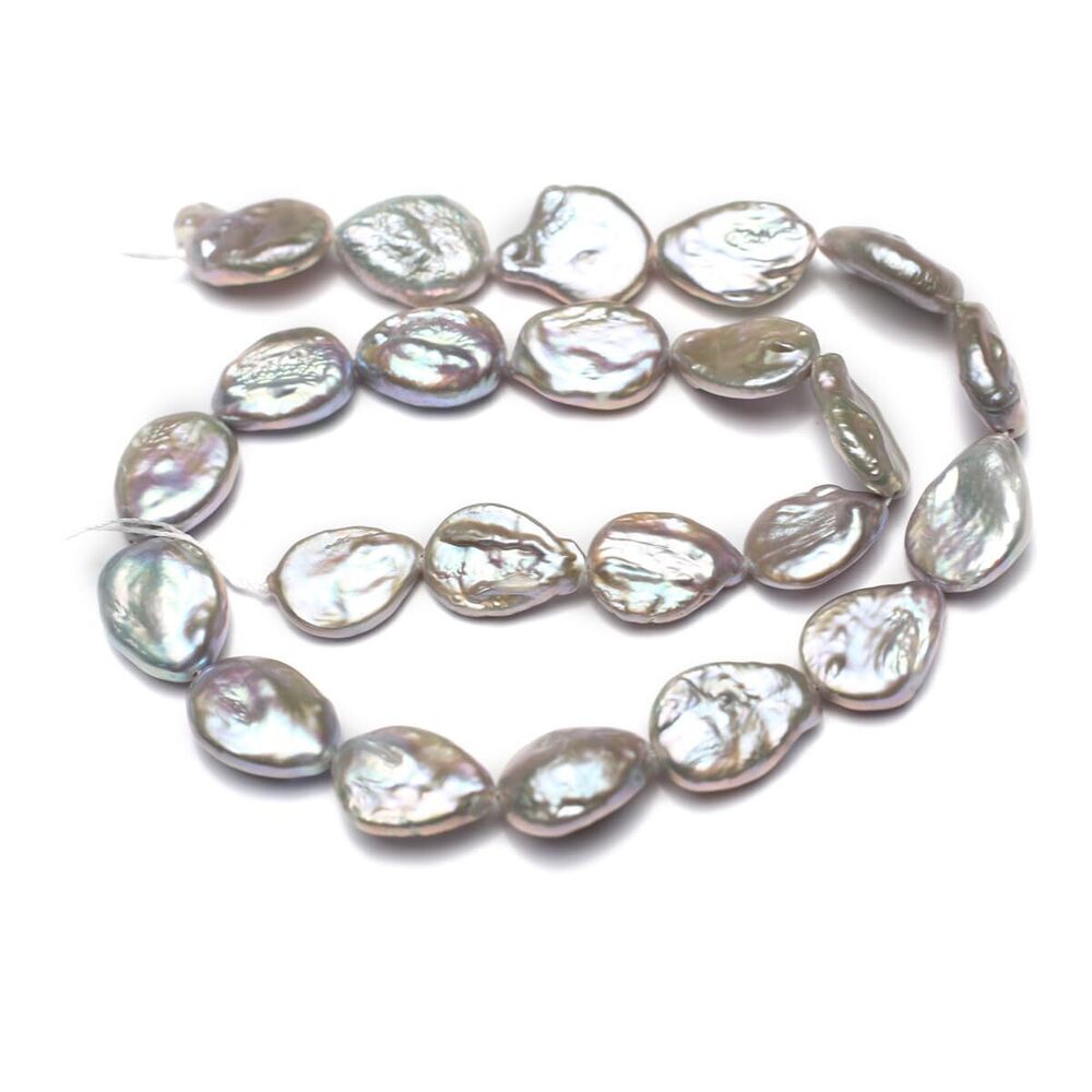 8091 Natural Irregular Cultured Freshwater Pearl Baroque Pearl Beads Loose